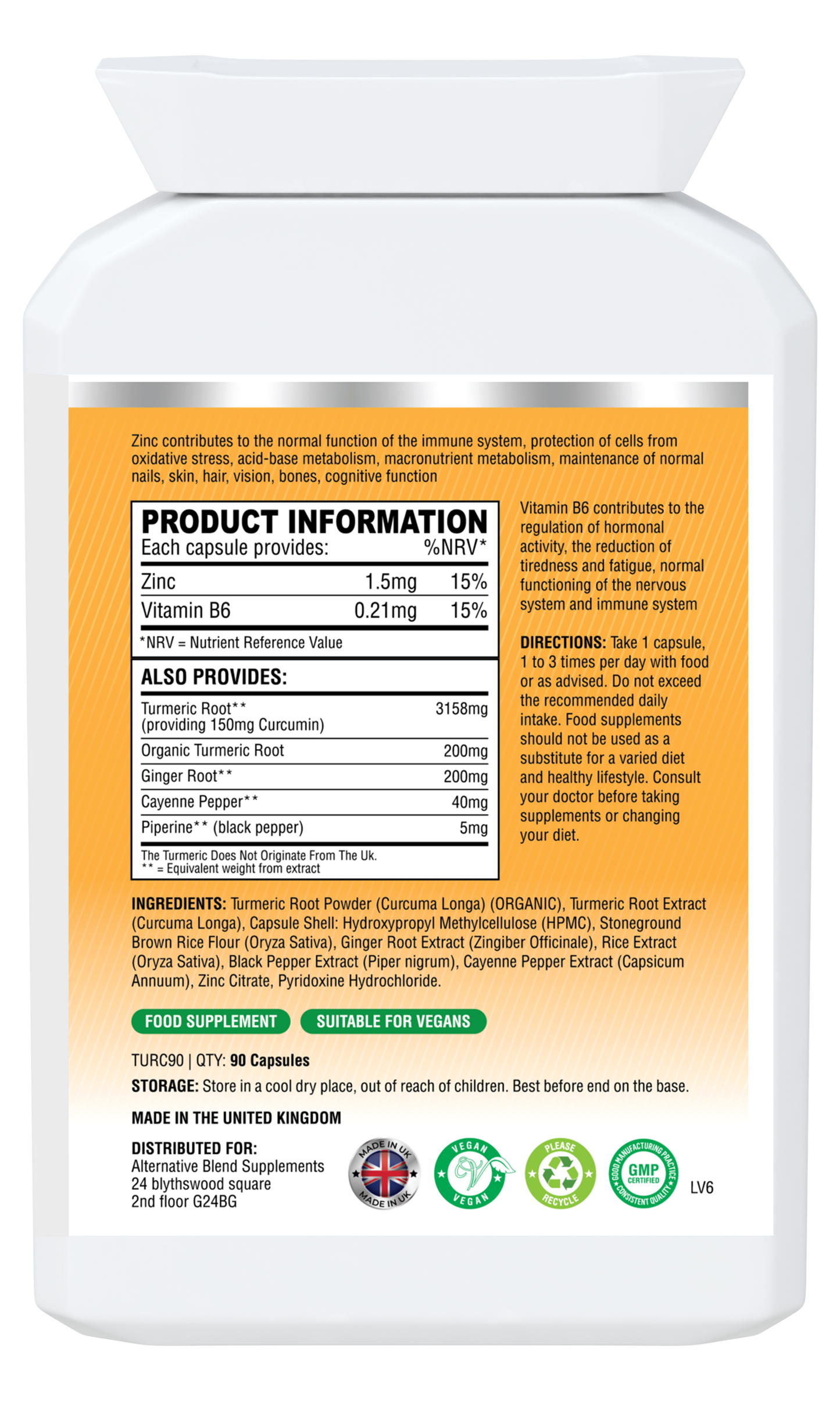 Turmeric Curcumin BLEND