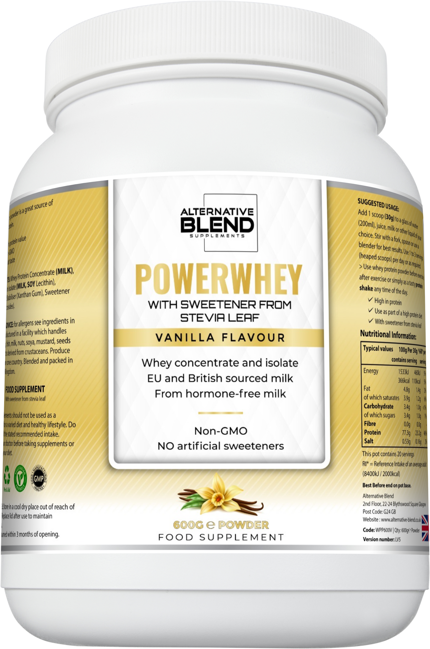 PowerWhey (Vanilla)